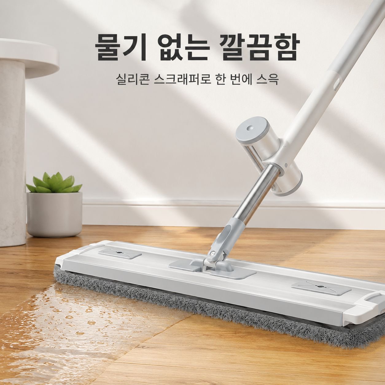 2026년 신형 가정용 손세탁 필요 없는 평판 밀대 게으른이 청소기