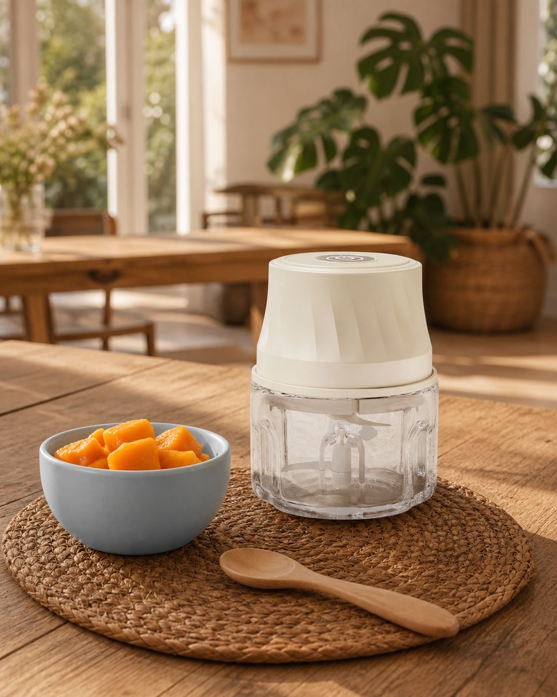 Multifunctional Electric Garlic Chopper Meat Mincer Food Processor