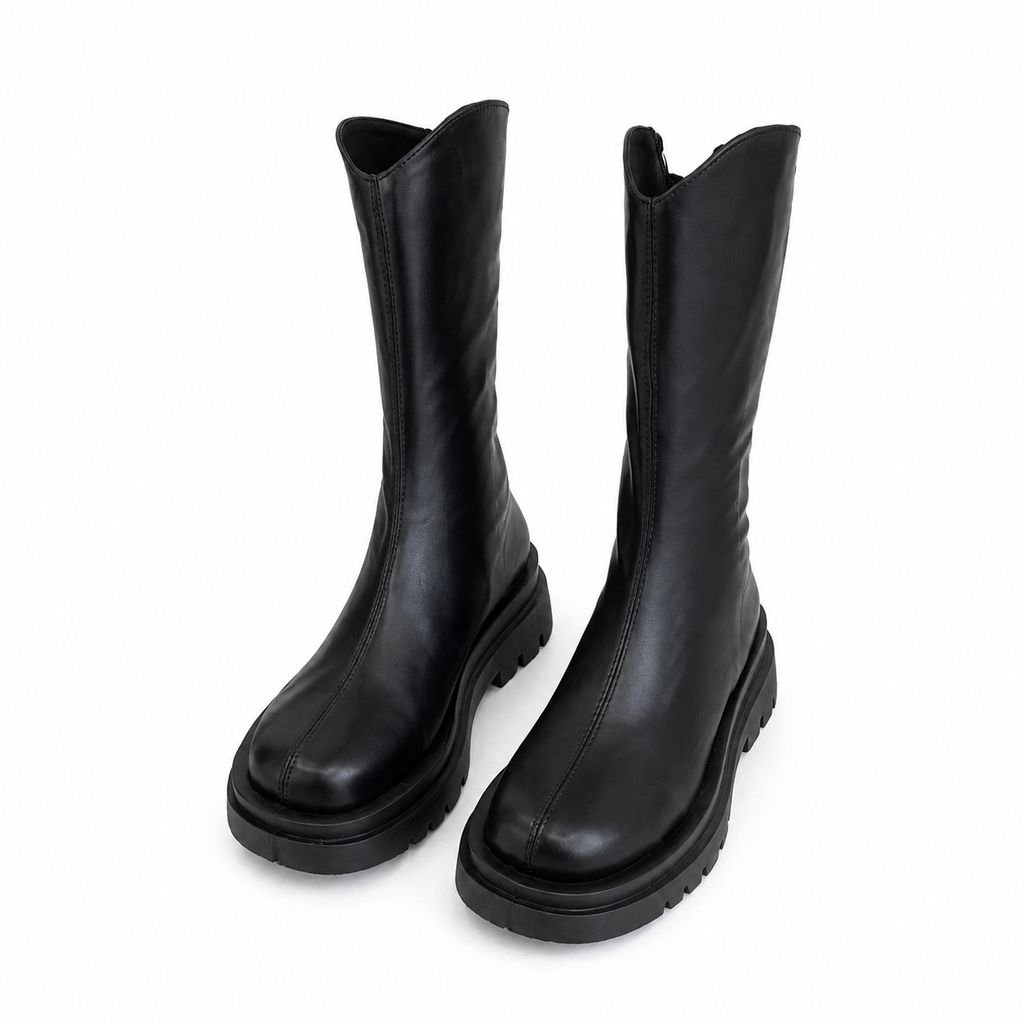 女性用ミドル丈騎士ブーツ