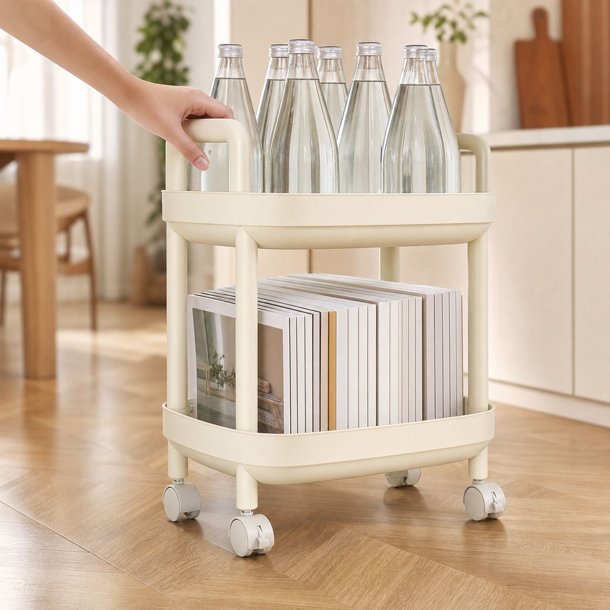 Home Multi-Layer Movable Organizer Shelf