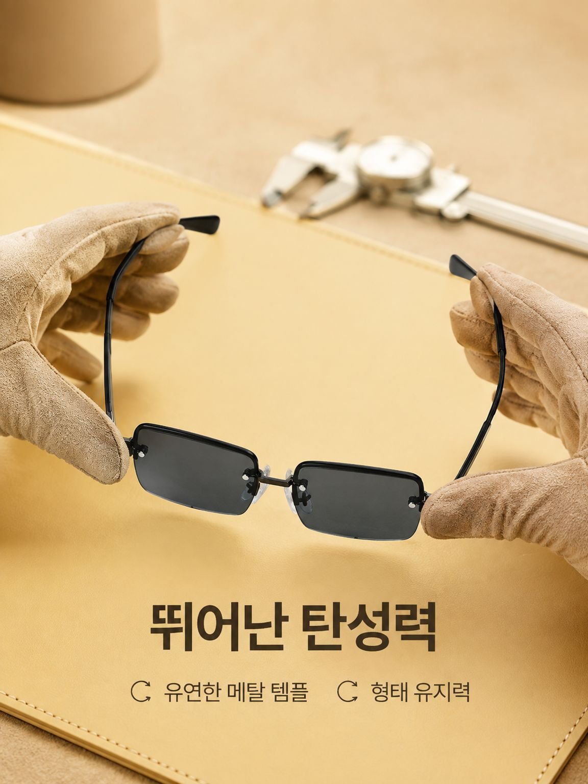 그라데이션 렌즈의 색상 변화 디테일
