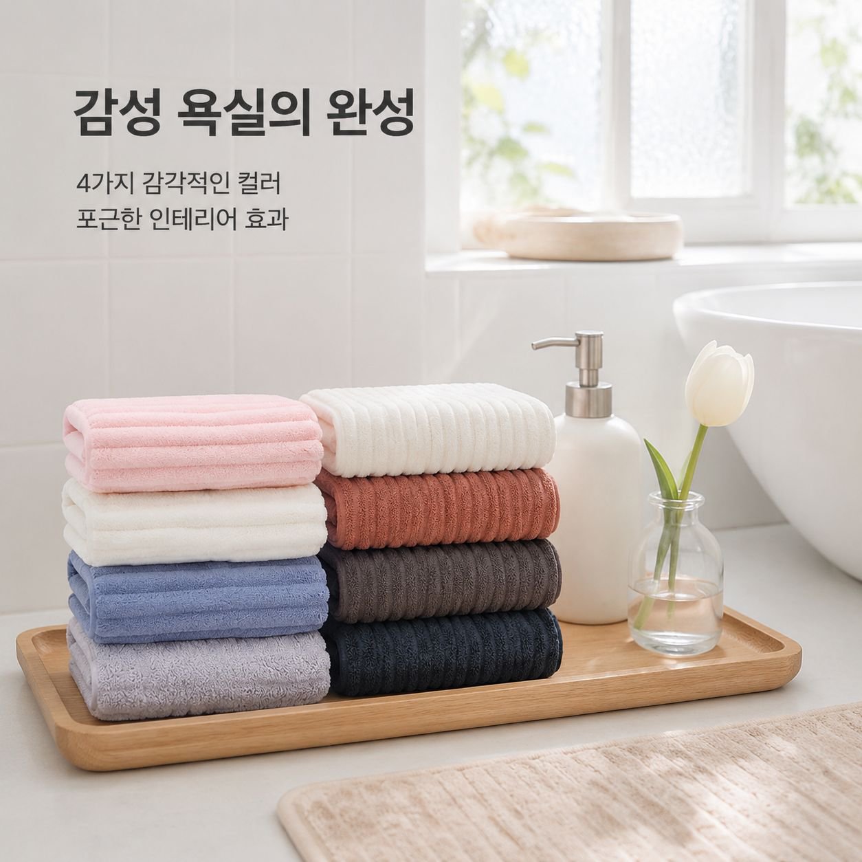 가정용 항균 부드러운 코랄플리스 타월