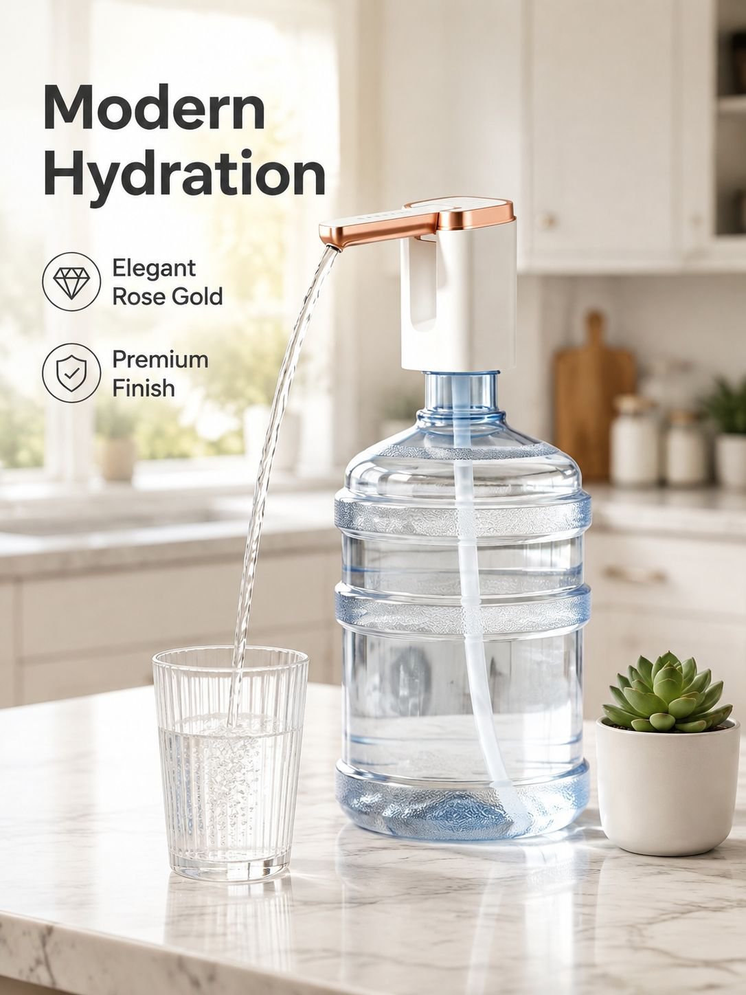 Portable Water Dispenser Pump for Bottled Water