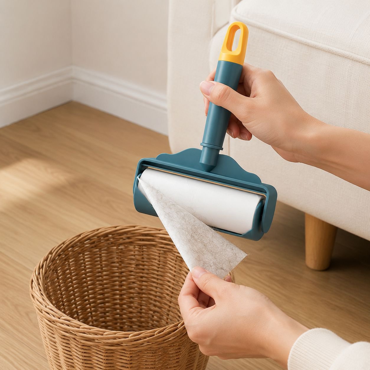 Easy to use lint roller for clothes