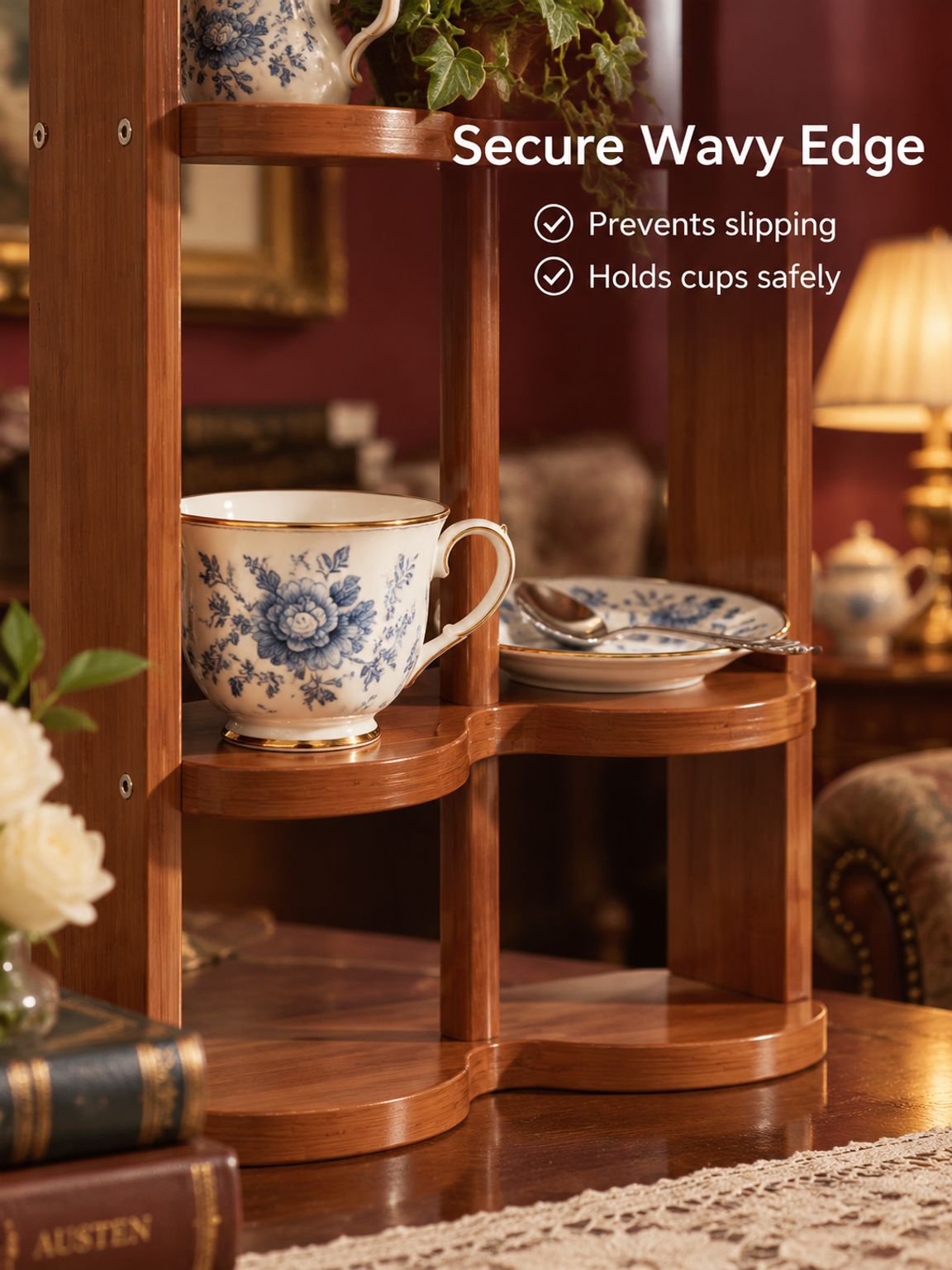 9-Grid Desktop Cup Holder Organizer