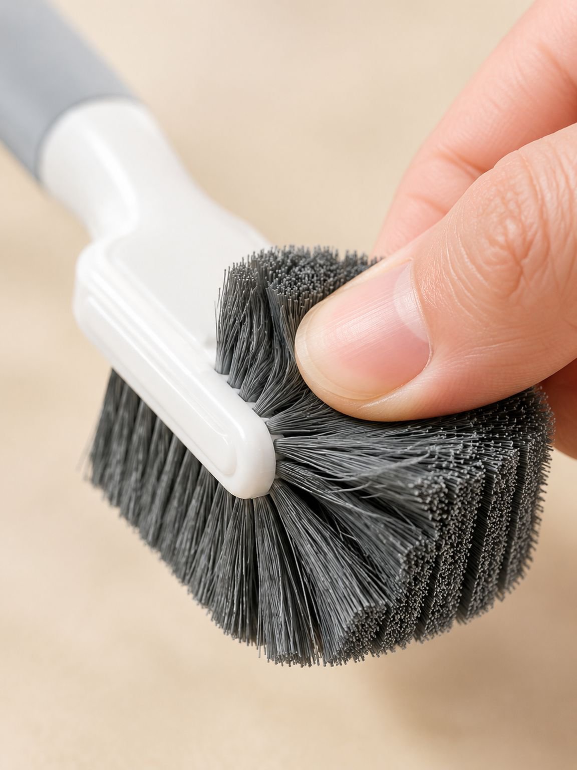 Multifunctional shoe brush with an extended handle