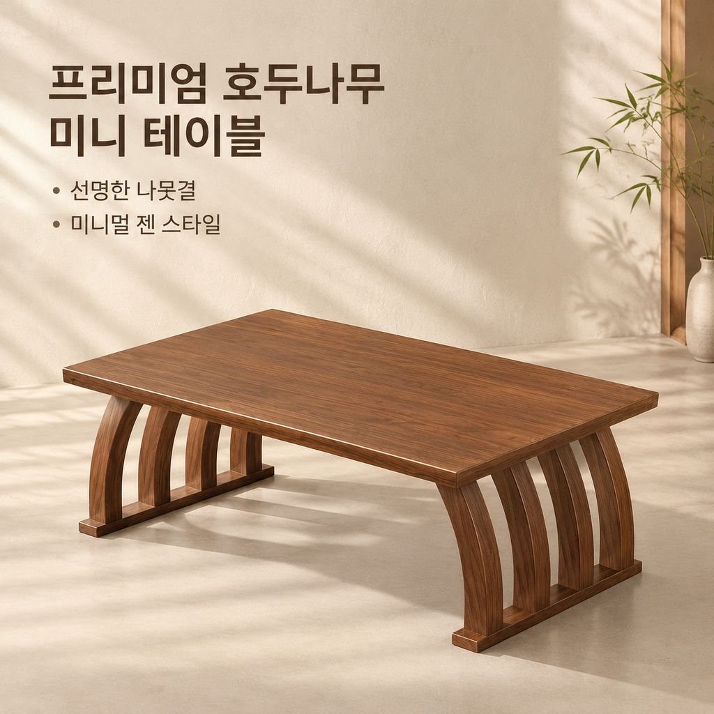 베란다 창가 좌식 미니 티테이블 오리엔탈 젠스타일 다다미 좌탁 좌식 테이블