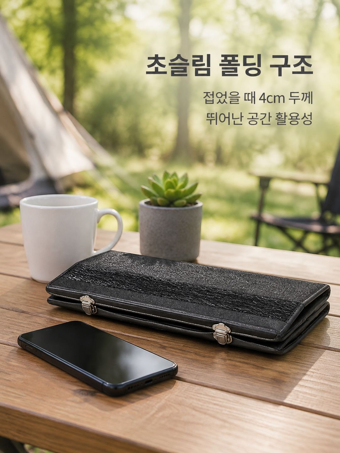 접이식 디자인의 차량용 수납함 접는 방법