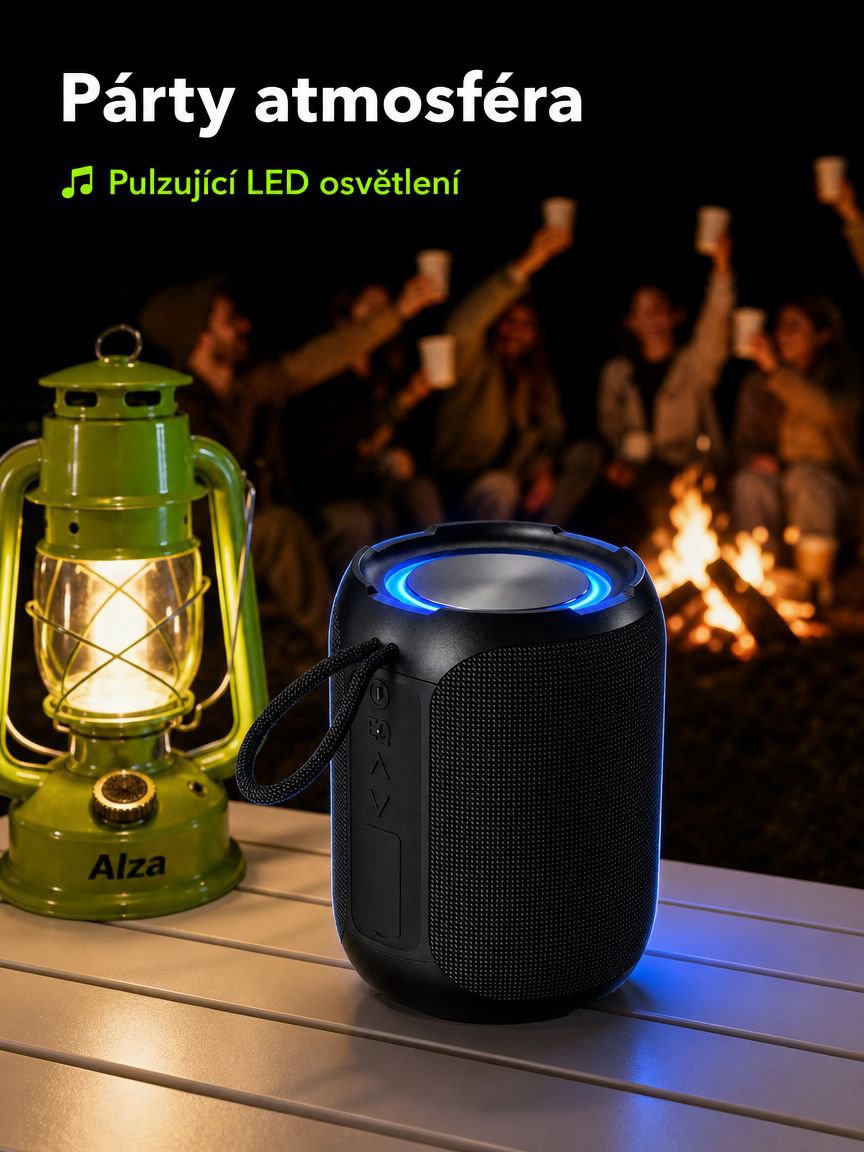 Moderní design vodotěsného Bluetooth reproduktoru