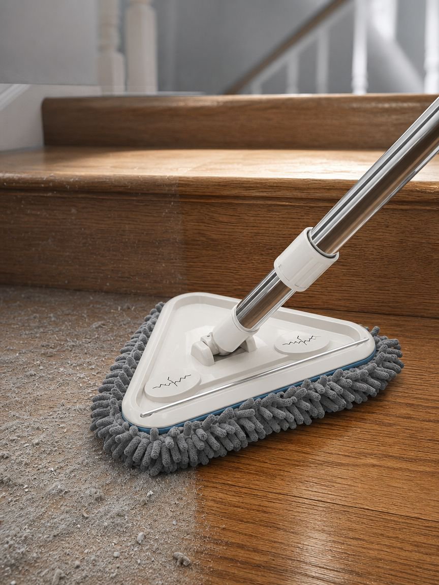 Vielseitiger Mopp mit waschbarem Chenille-Bezug