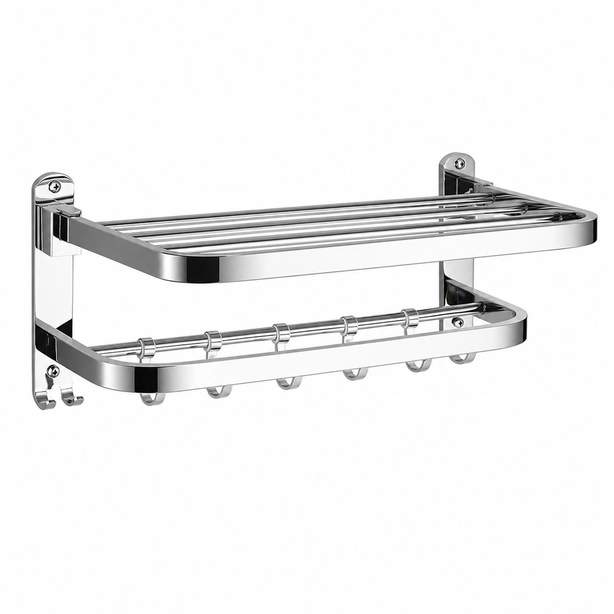 Stainless Steel Bathroom Towel Shelf