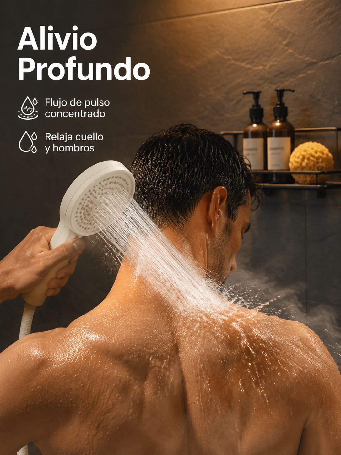Regadera de Alta Presión Especial para Calentador de Agua