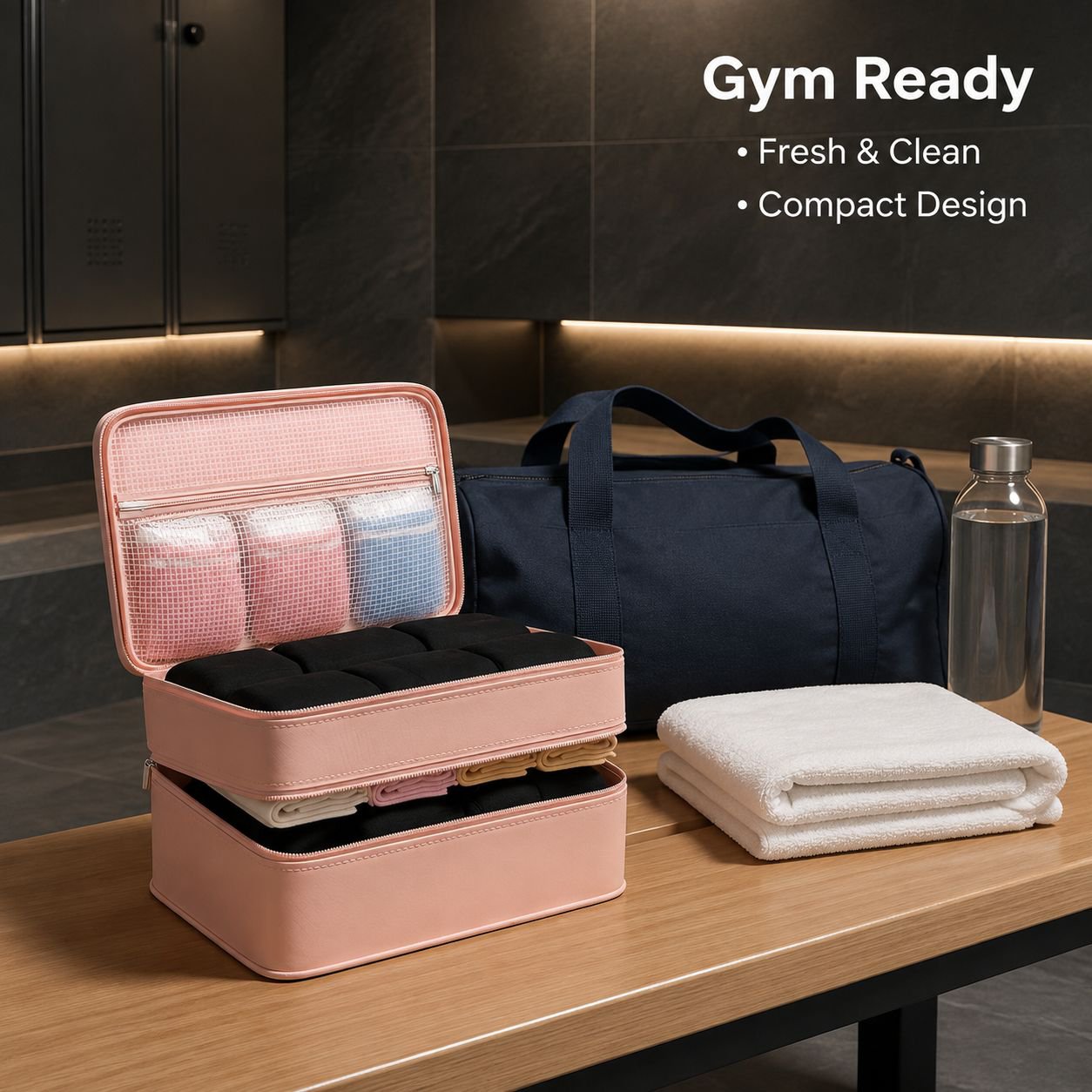 Travel Business Trip Underwear Storage Bag 3-in-1 Portable Organizer