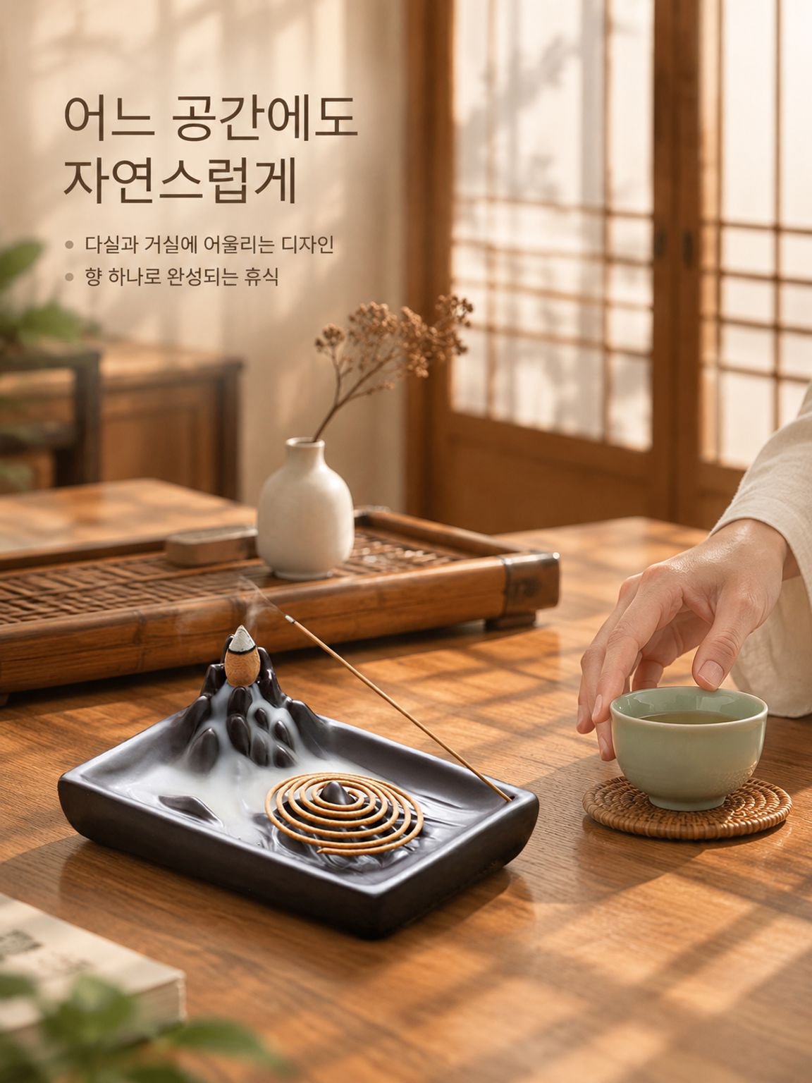 선향 세라믹 인센스 버너 실내용 역류 인센스 홀더