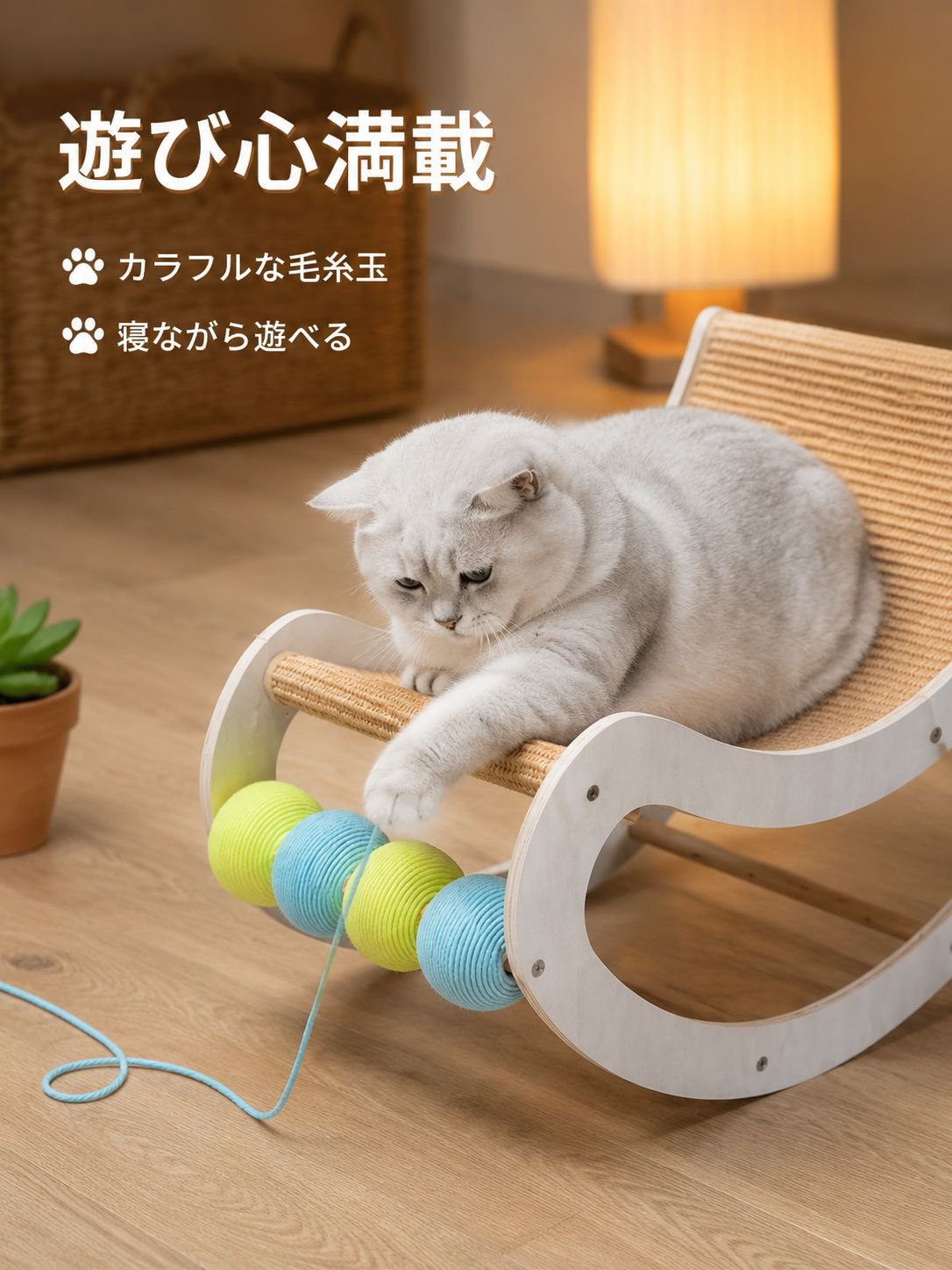 耐久性のある猫ハンモック