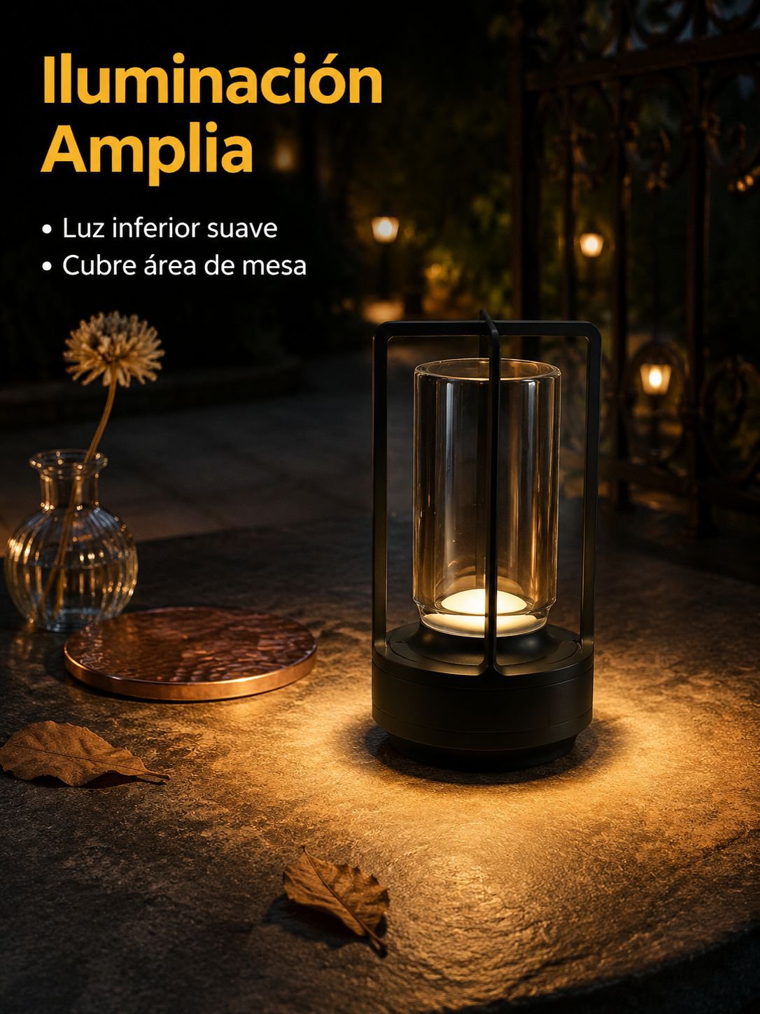 Luz nocturna decorativa para exteriores
