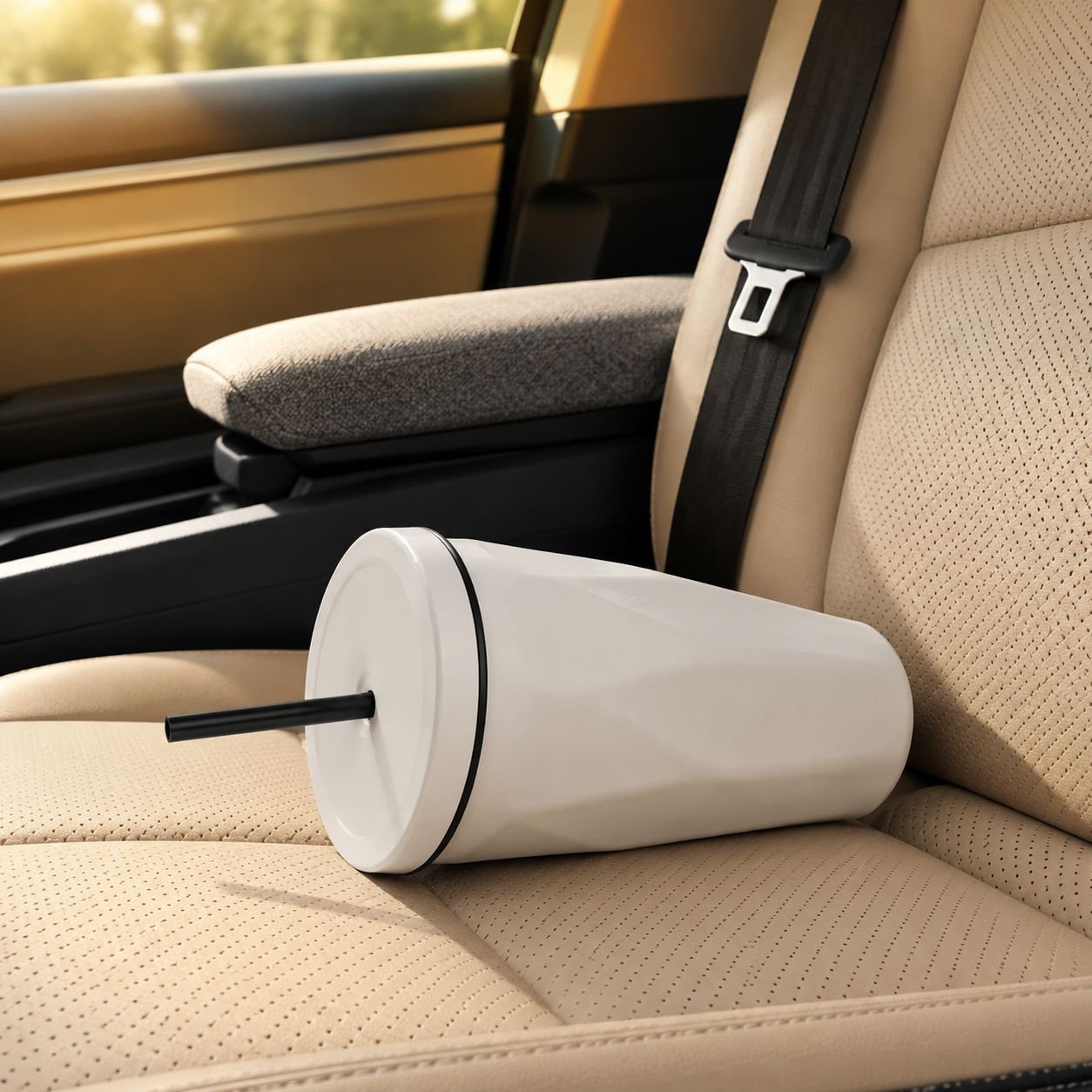 Mug isotherme pour voiture réfrigérable avec glace
