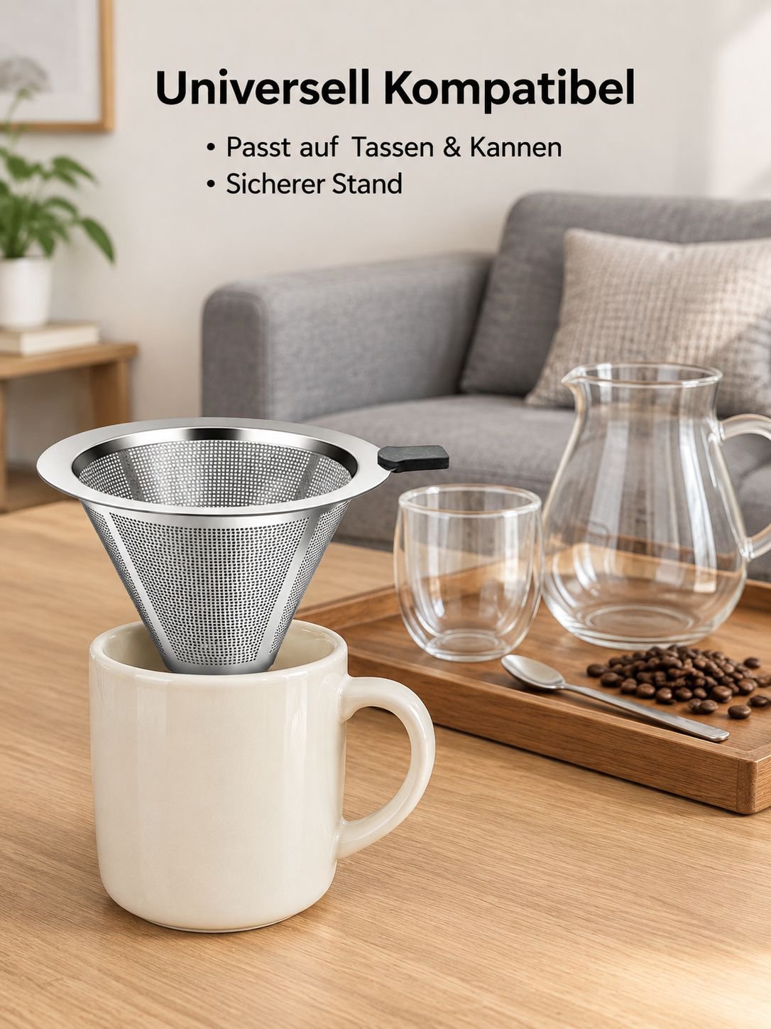 Filterkaffee frisch und einfach mit der Hand zubereiten