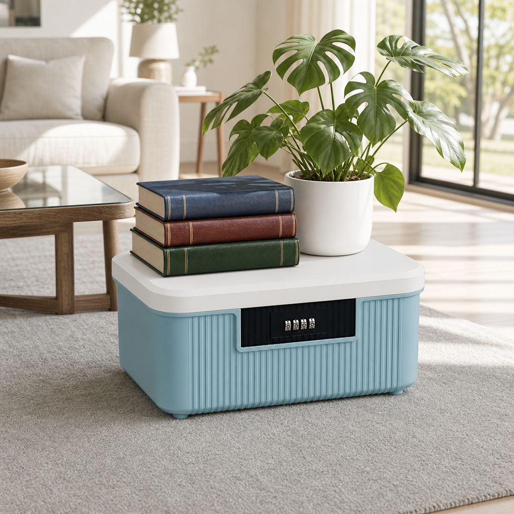 Spacious interior of multifunctional car storage box
