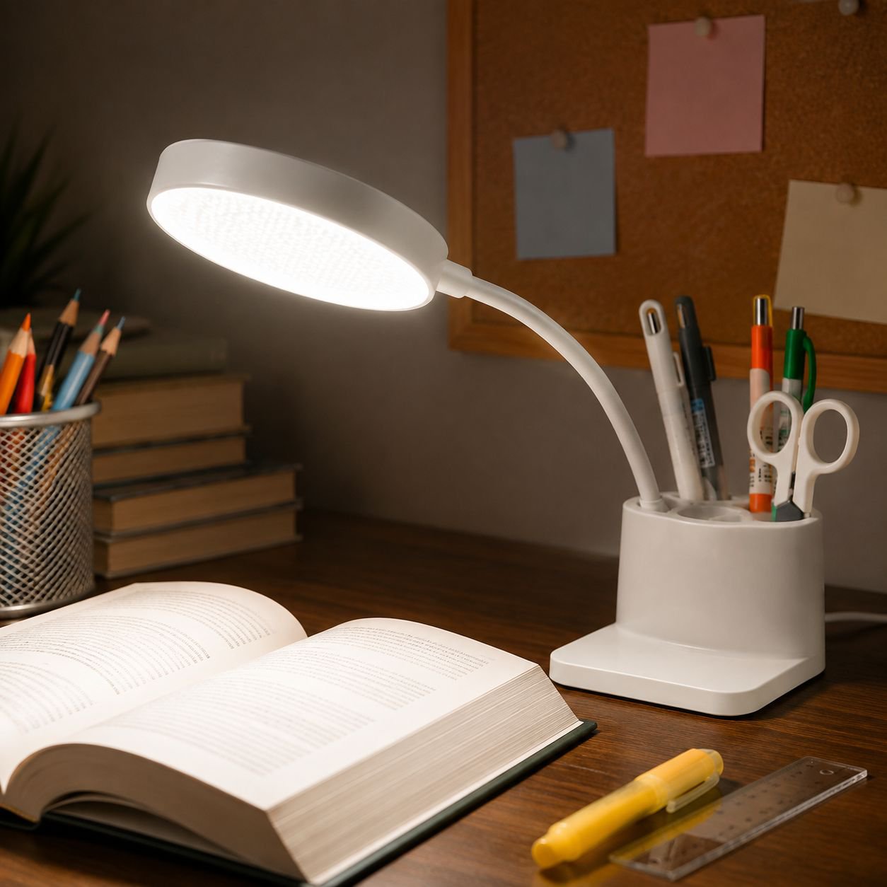 Portable rechargeable desk lamp for home office
