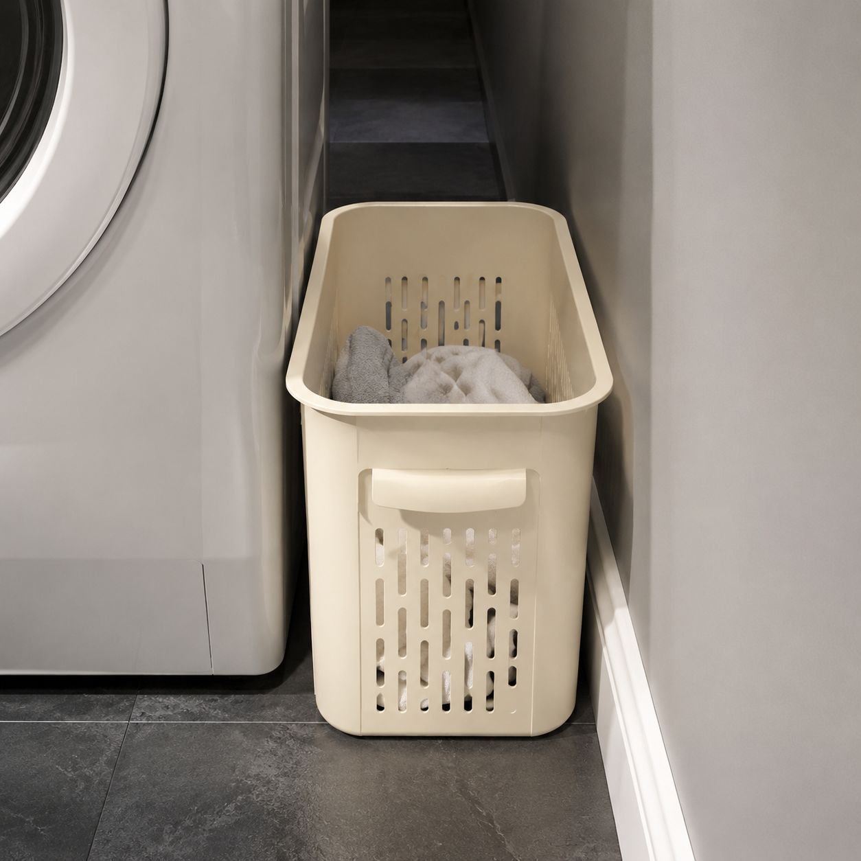 Plastic Dirty Laundry Basket Clothes  Basket Bathroom Storage Bucket Toys Clothes Laundry Basket