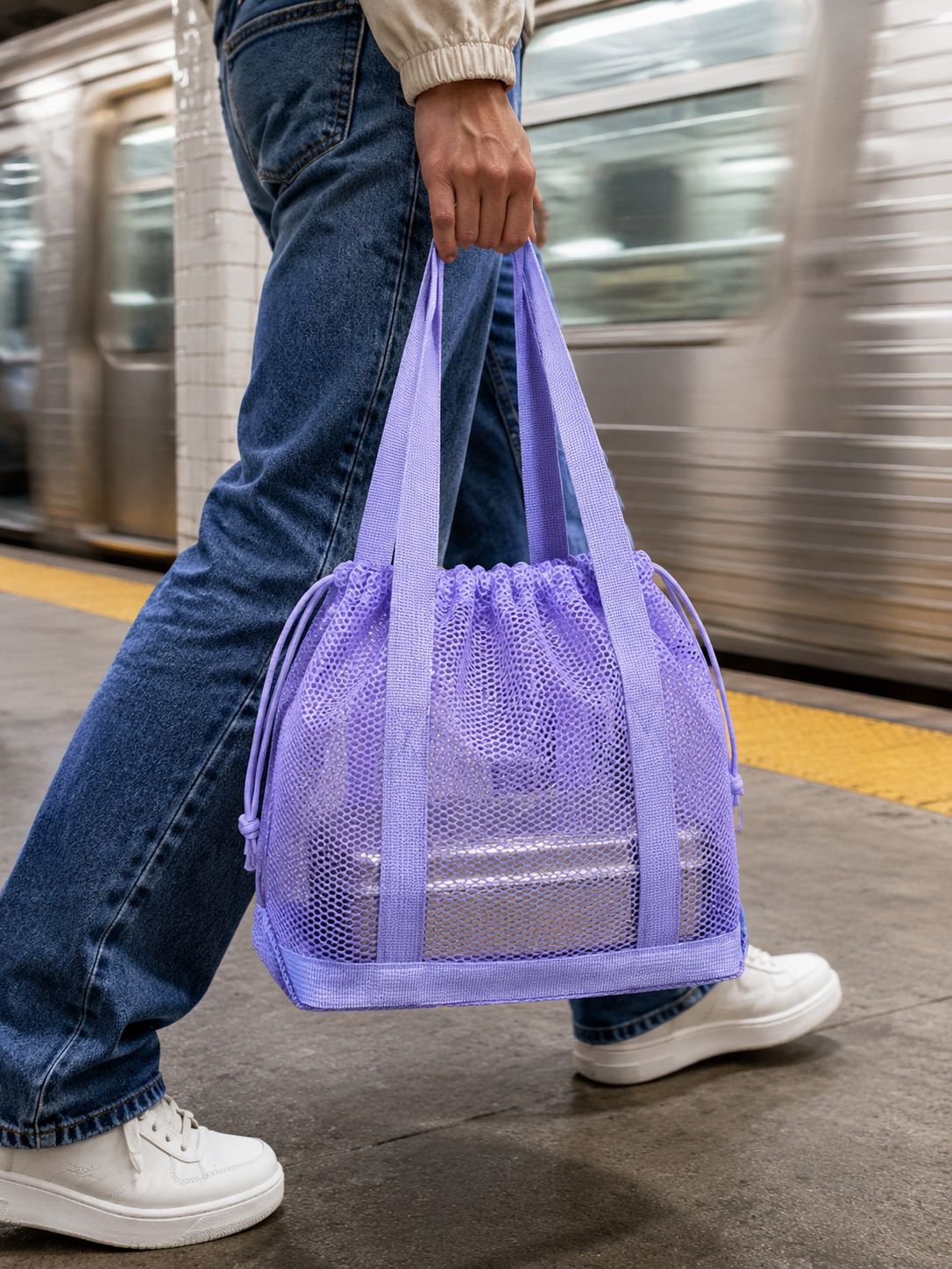 Bolsa interior para maleta de viaje de malla