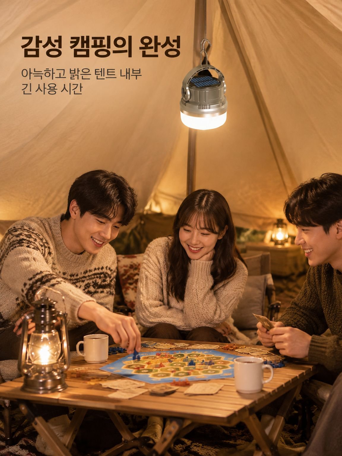 태양열 충전 에너지 절약 야시장 조명등 야외 조명