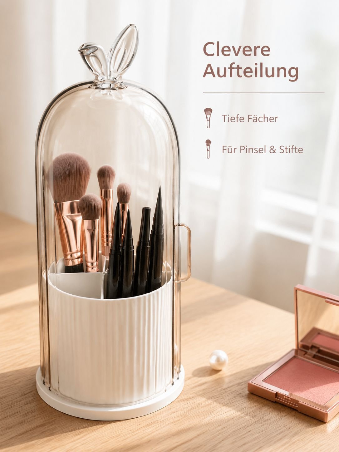 Make-up Organizer mit 360 Grad Drehfunktion