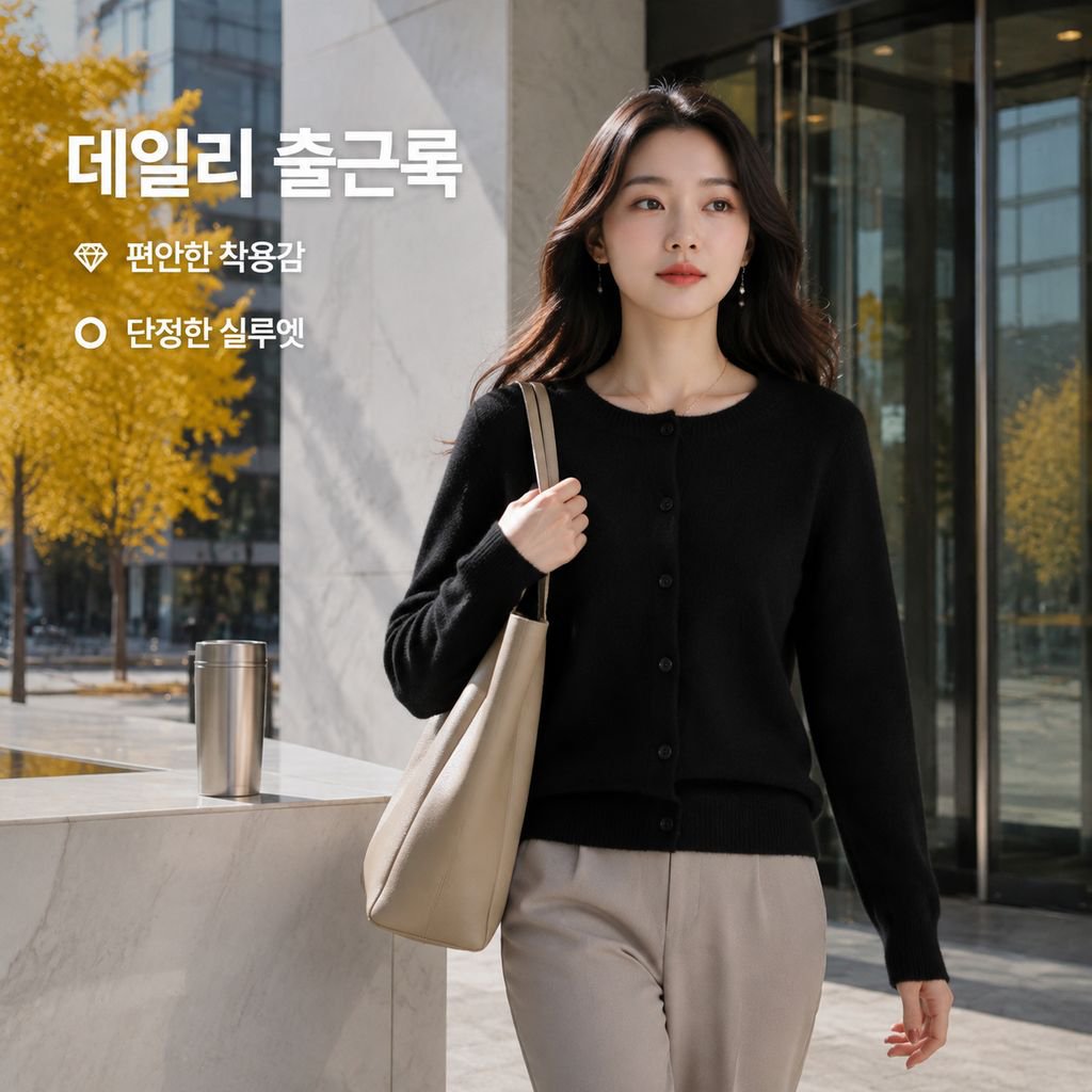 가을 신상 여성 니트 가디건