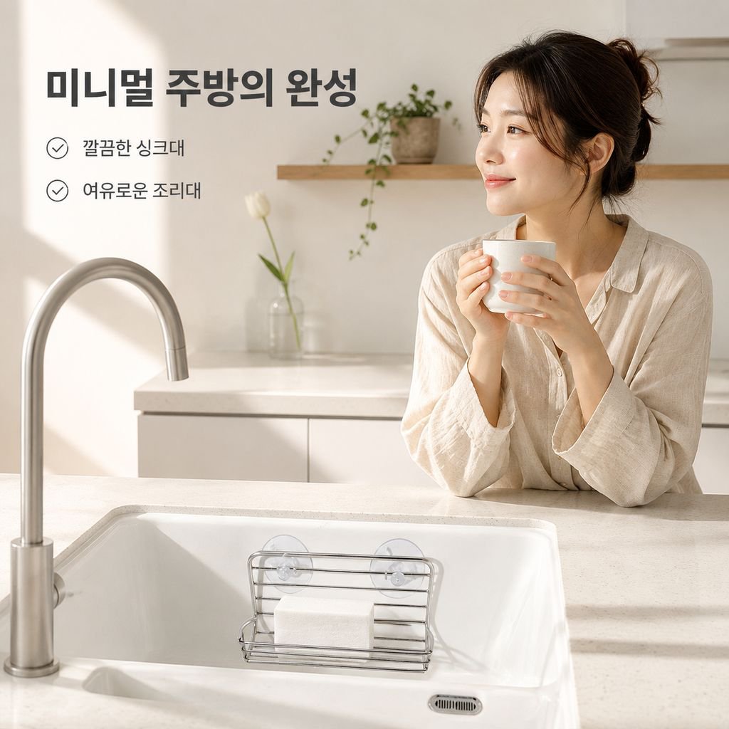 벽걸이 행주 수납 선반