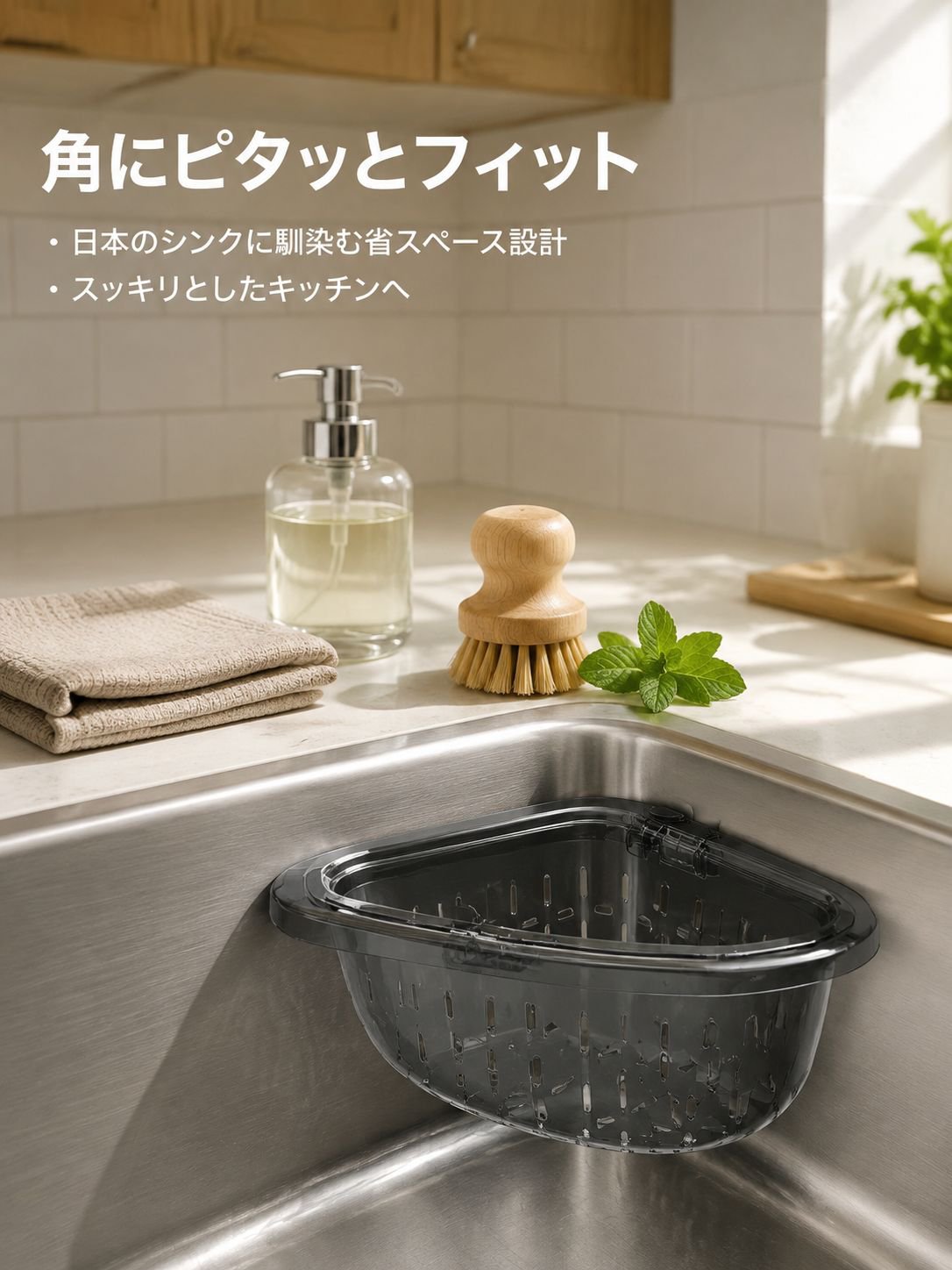 マグネット式シンクフィルターバスケット