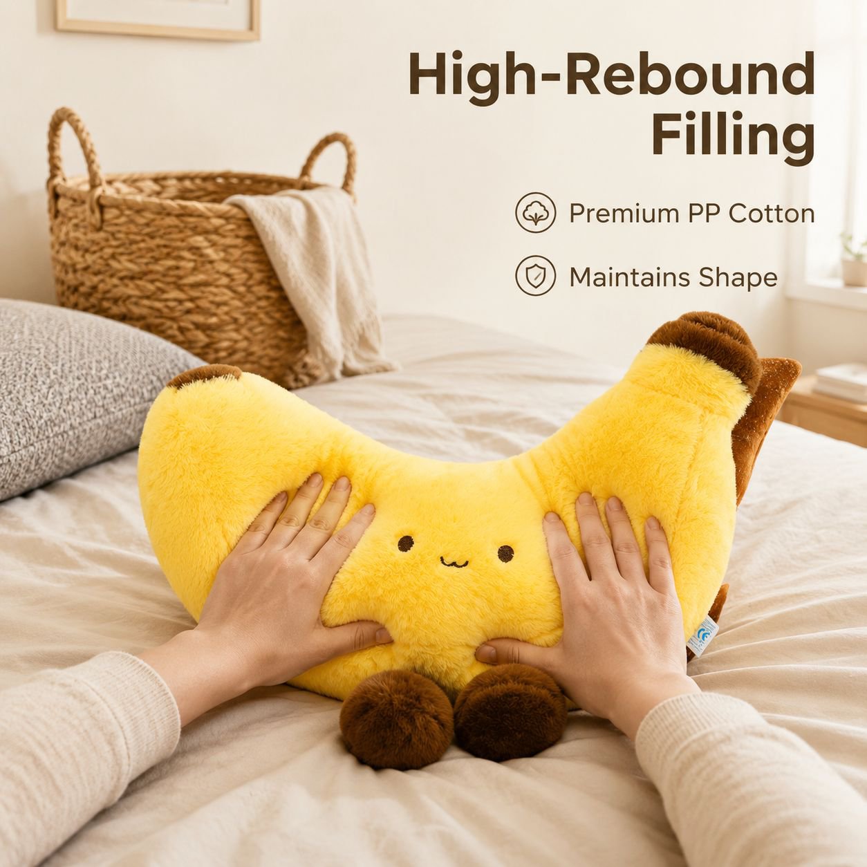 Simulation Long Legs Banana Plush Toy Pillow