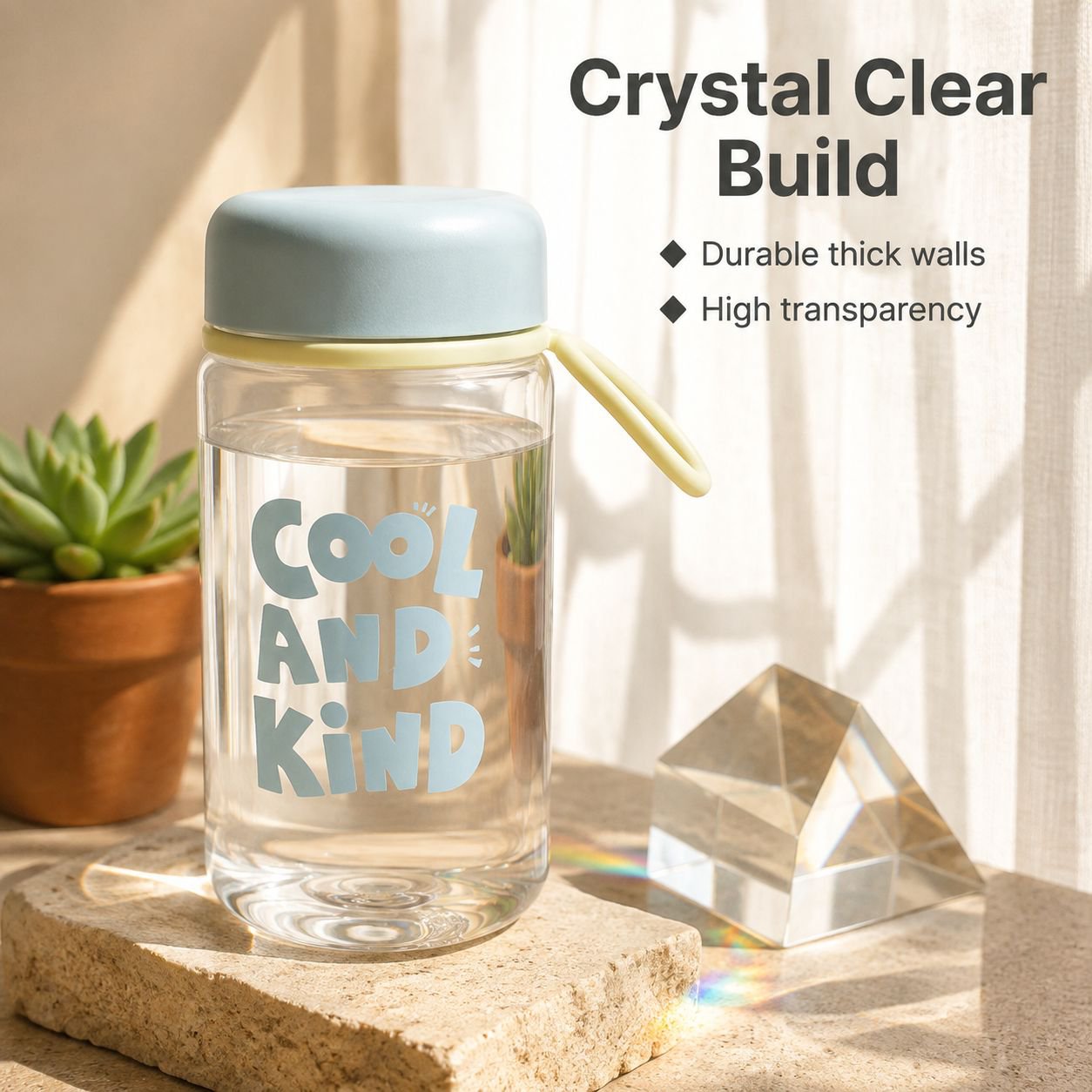 Portable Heat-Resistant Water Cup