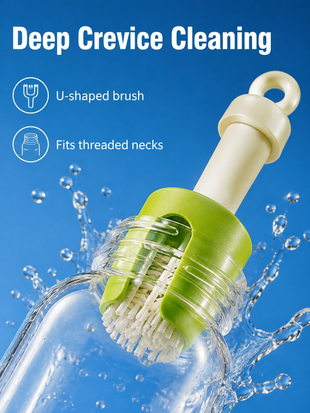 6-in-1 Long Handle Baby Bottle Brush