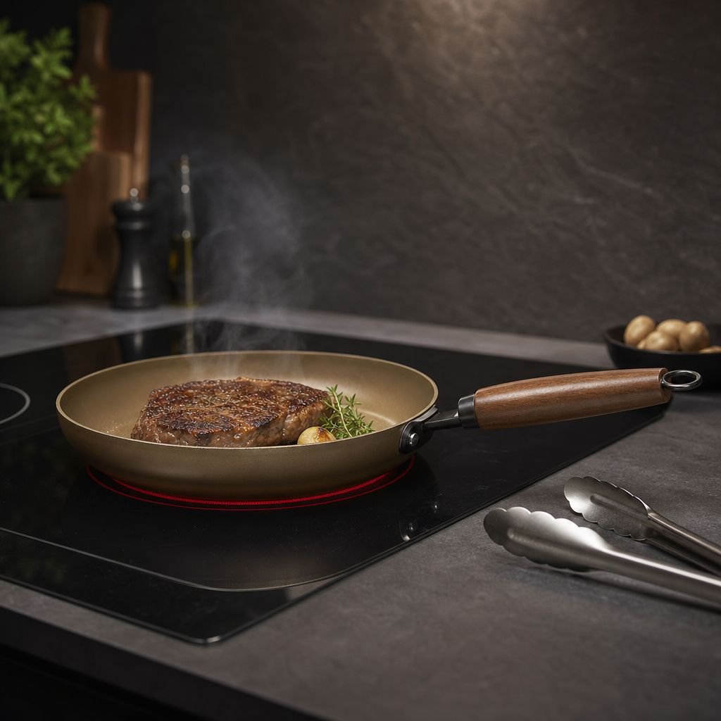 Royalstar titanium non-stick frying pan high-end energy-saving frying pan frying pan household non-s