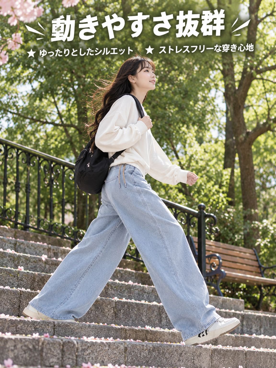 ストレートジーンズ