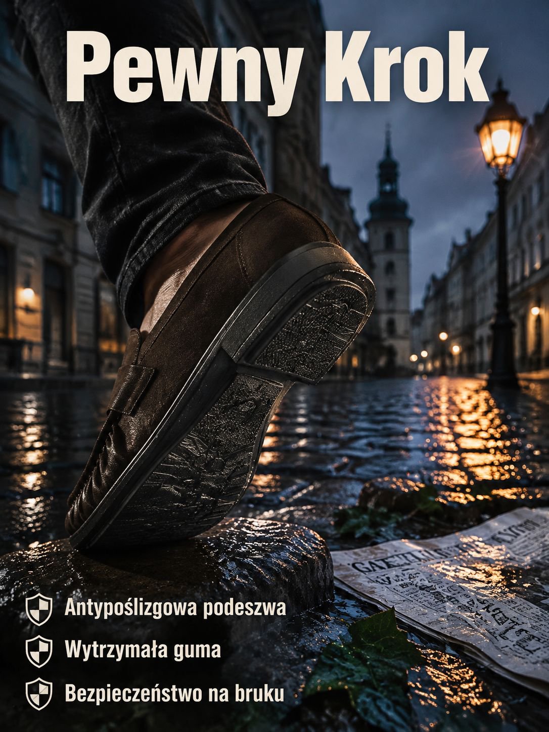 Retro brytyjskie półbuty
