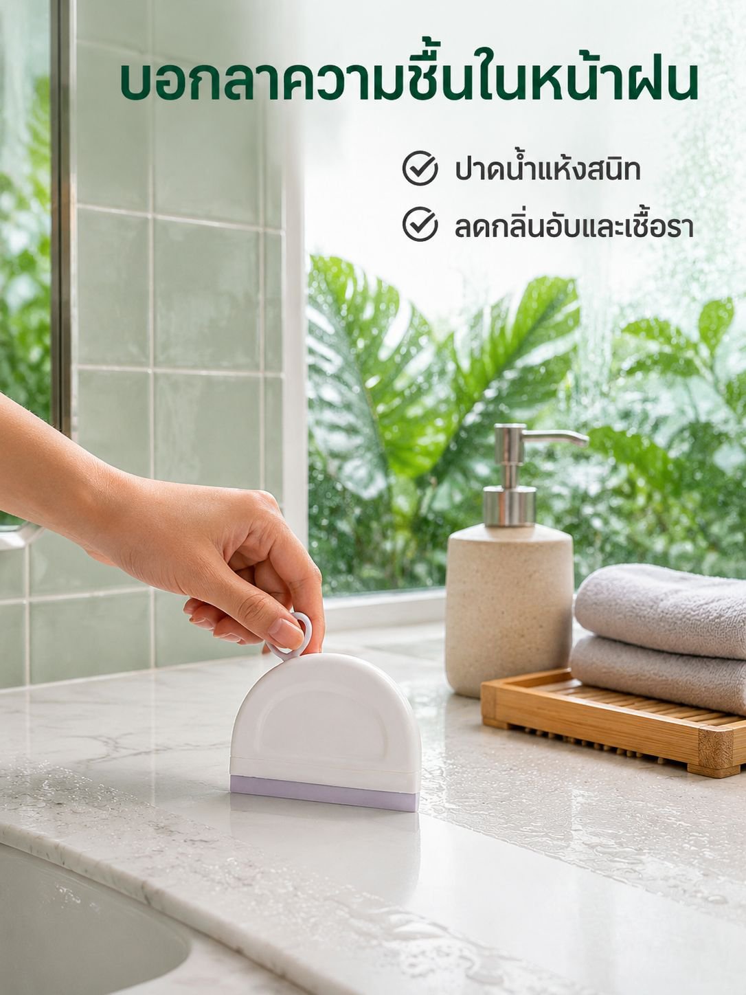 ที่ปัดน้ำฝนขนาดเล็กสำหรับใช้ในบ้าน
