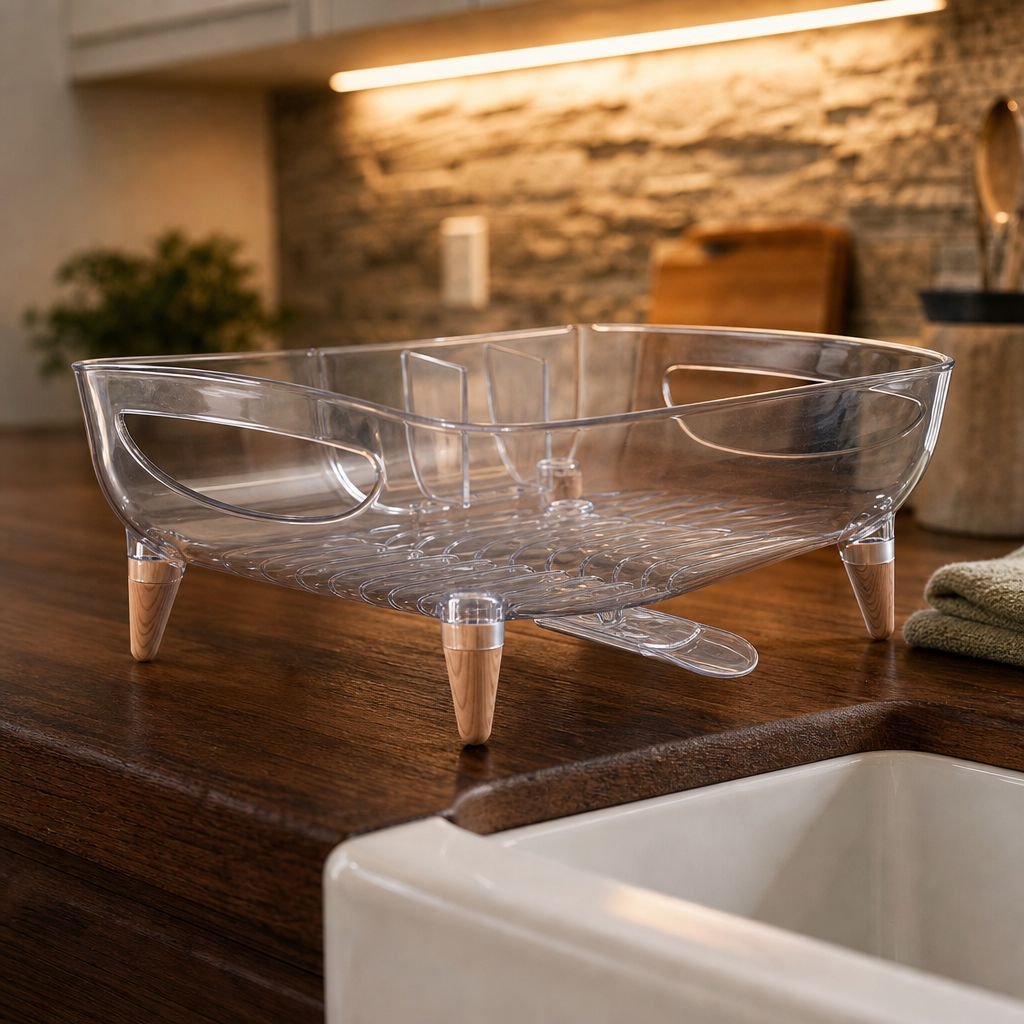 Modern light luxury kitchen draining rack