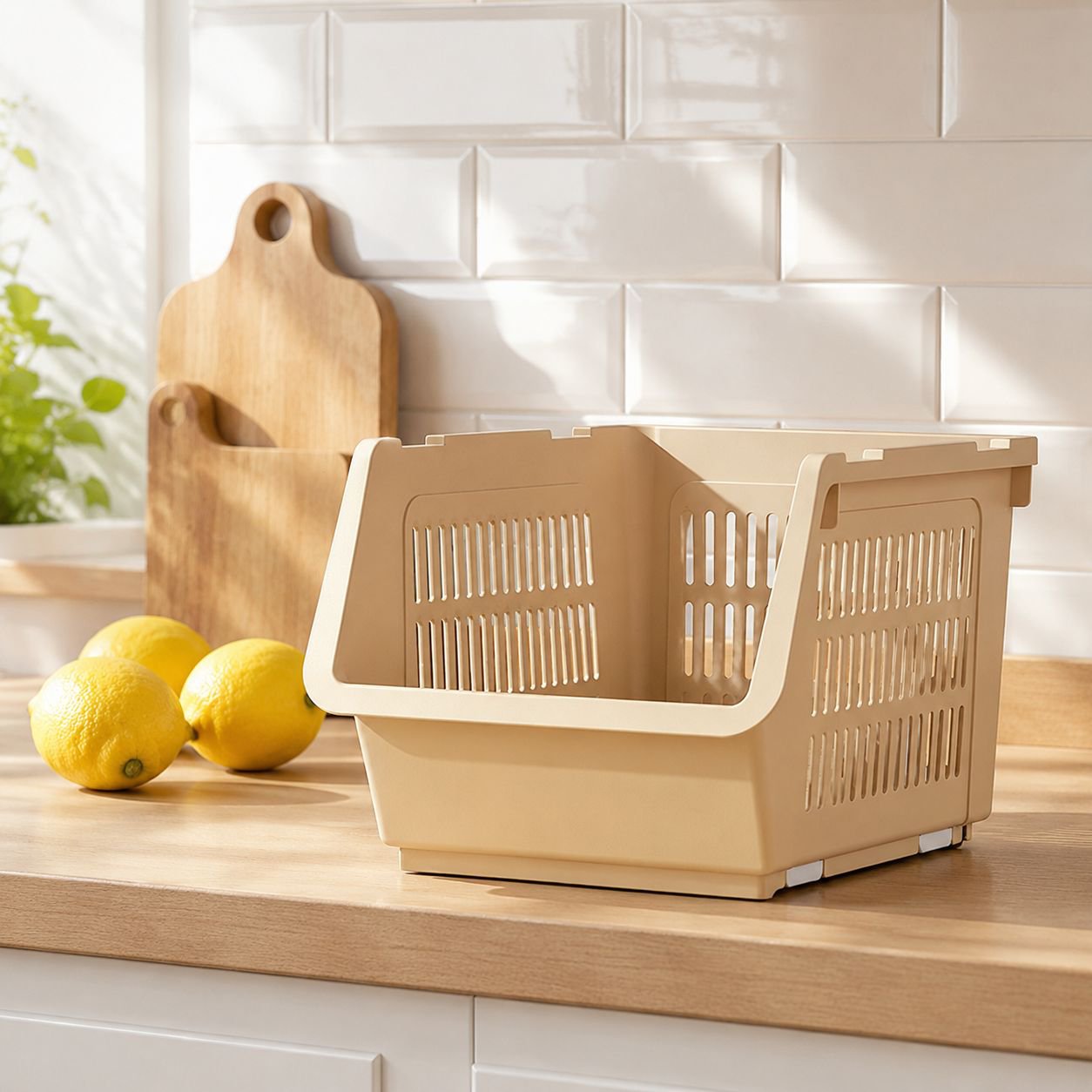 Versatile kitchen storage bin for toys and items