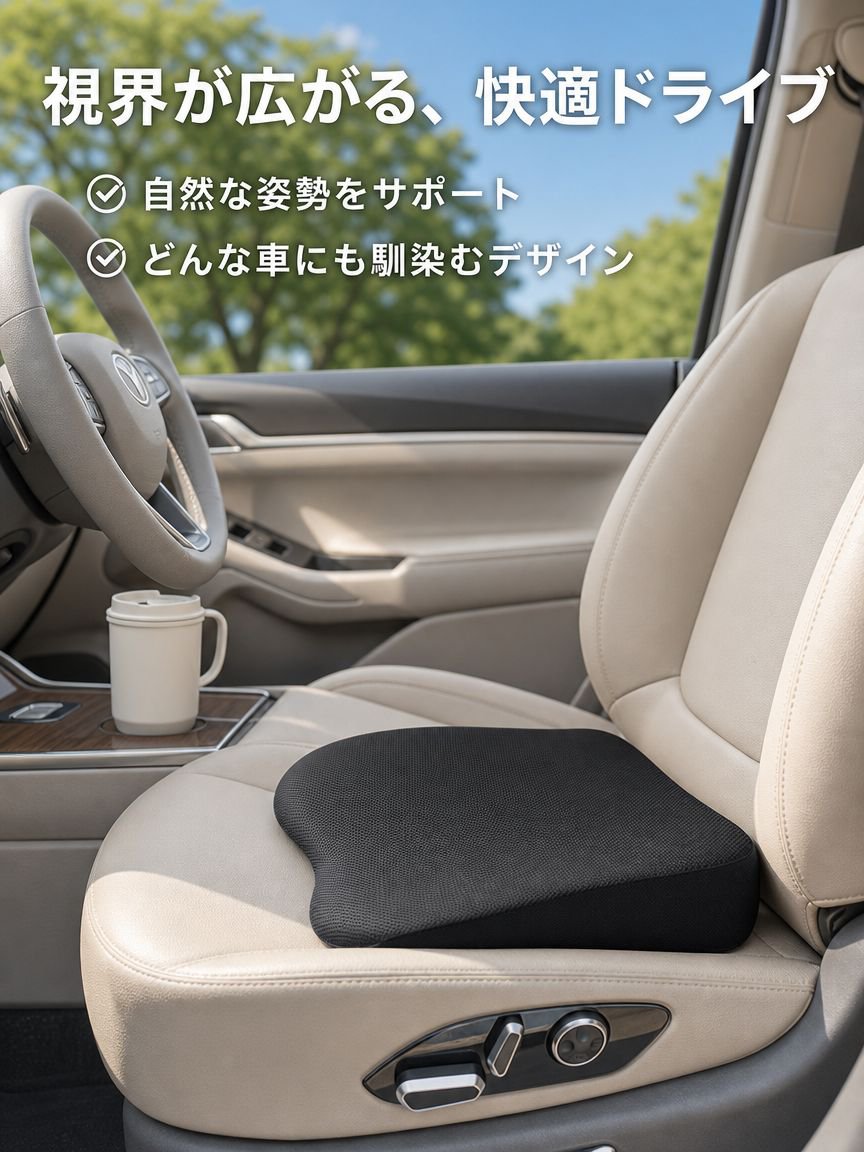 車のリフトシートクッション