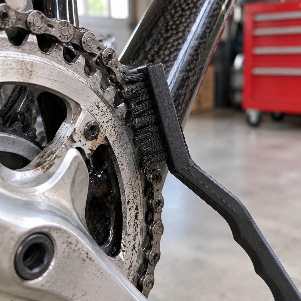 Deep cleaning for bicycle chains and freewheels