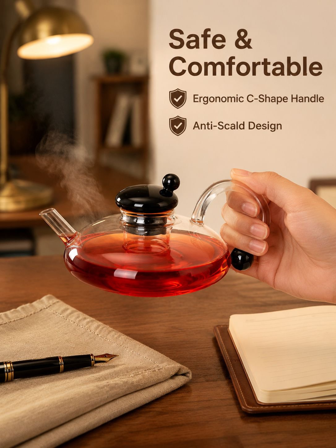 Borosilicate Thickened Glass Teapot