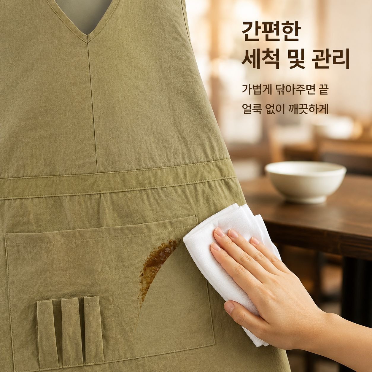 방수 및 방유 앞치마