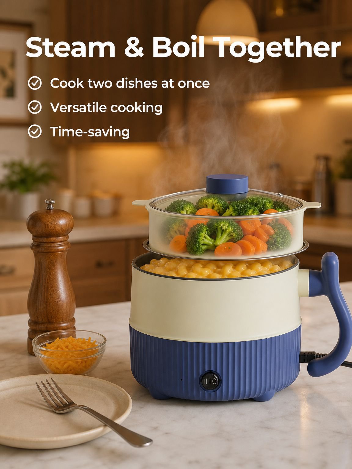 Portable Student Multi-purpose Pot