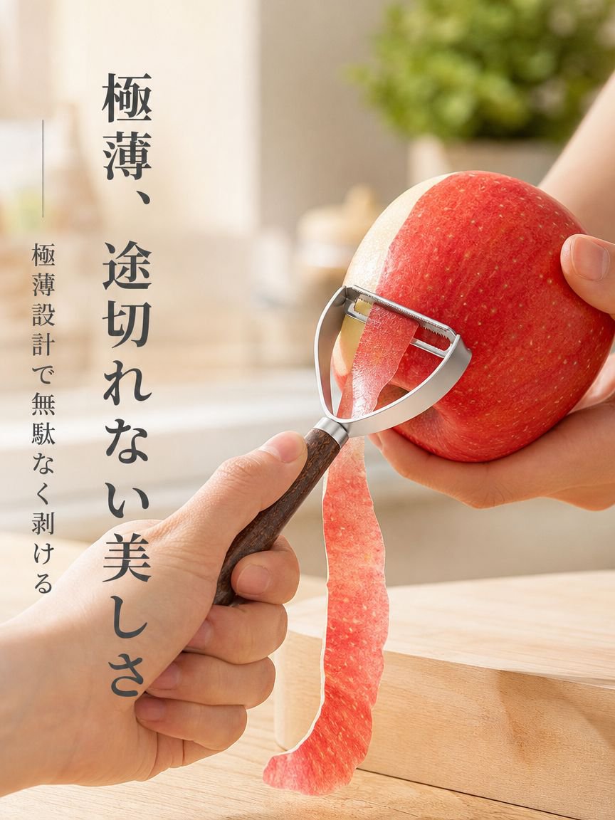 高級ウォールナット材ピーラー