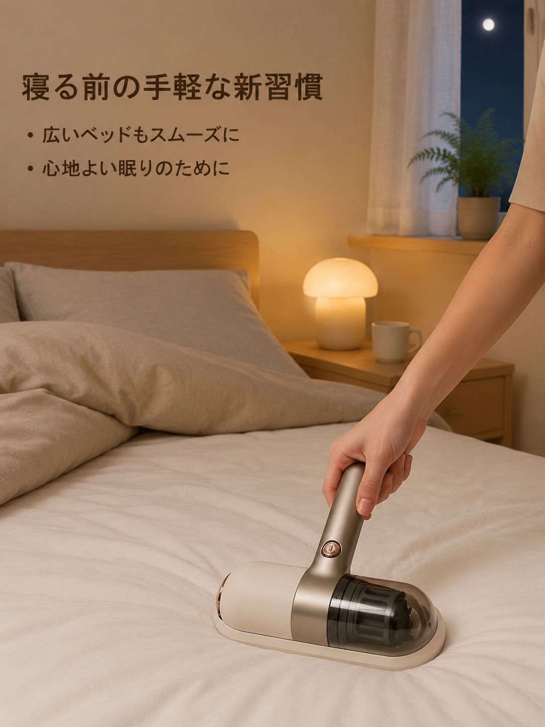 ベッド用携帯型自動ダニ除去器