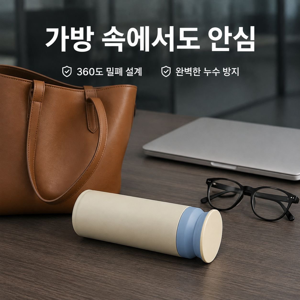 고급스러운 일본식 휴대용 보온컵 스테인리스 소재