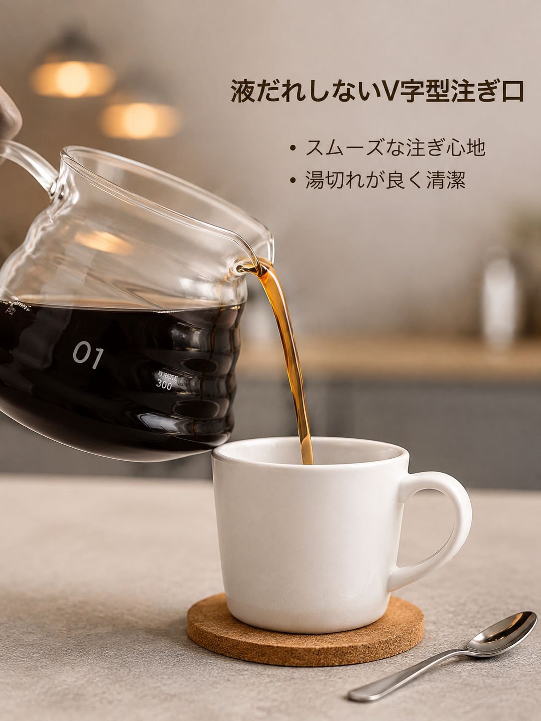 高ホウ素シリコンコーヒーハンドドリップポットフィルターカップ