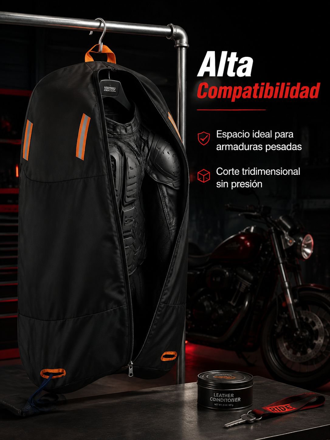 Funda para ropa de moto